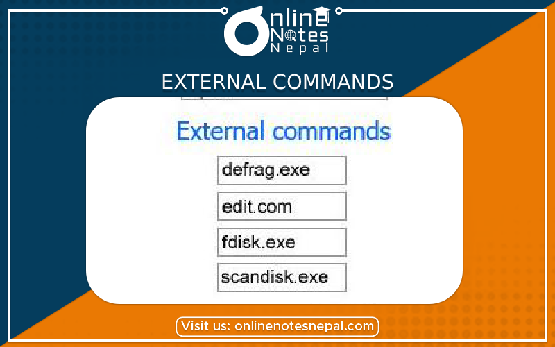 External Commands in grade 9, Reference Note